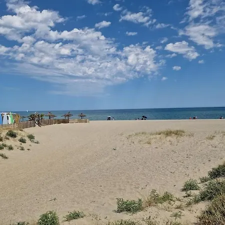 Amour A La Plage, Appartement Climatise, Terrasse A Barcares A Deux Pas De La Plage * Le Barcares